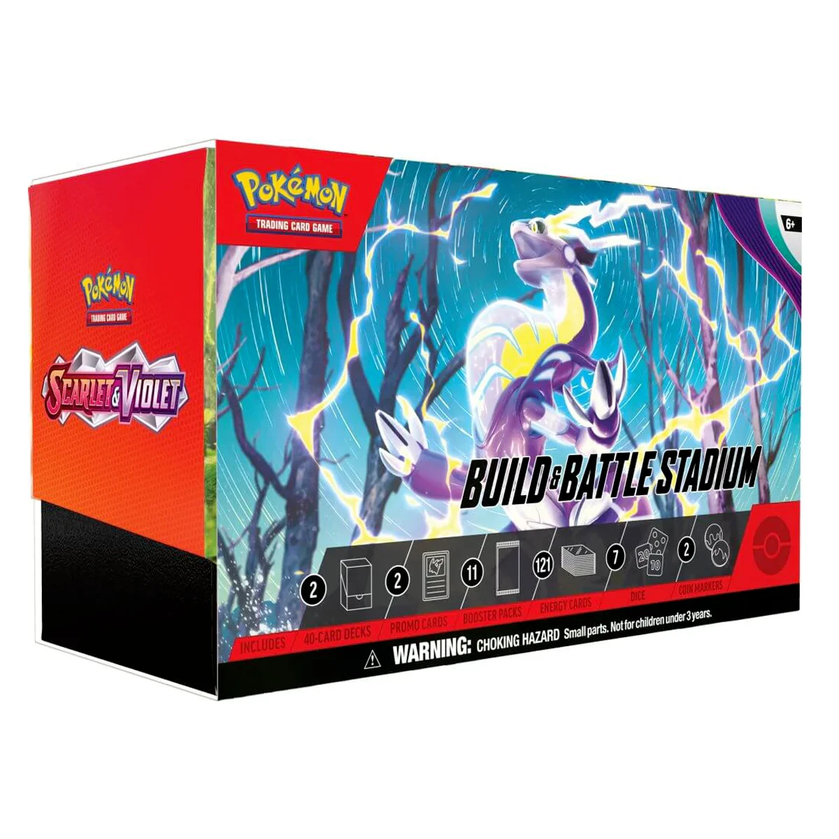Scarlet & Violet Pokemon TCG Sealed Build & Battle Stadium Box