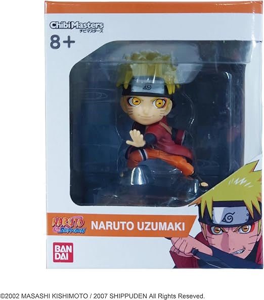 Naruto Shippuden Chibi Masters: Naruto Uzumaki Action Figure – Bandai Mini Collectible Figure